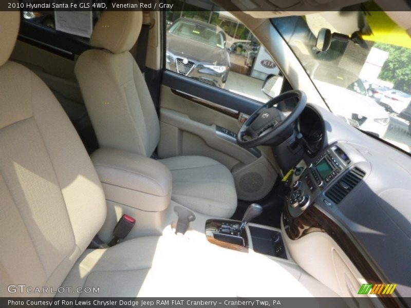 Venetian Red / Gray 2010 Hyundai Santa Fe GLS 4WD
