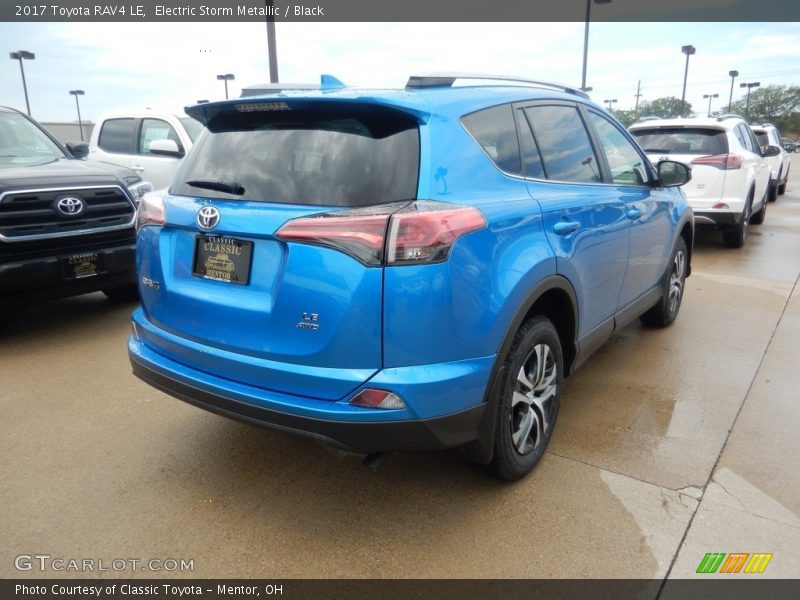 Electric Storm Metallic / Black 2017 Toyota RAV4 LE
