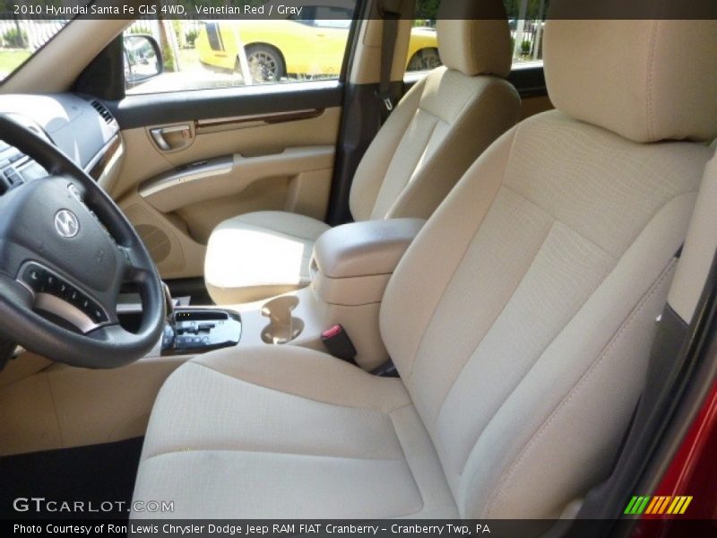 Venetian Red / Gray 2010 Hyundai Santa Fe GLS 4WD