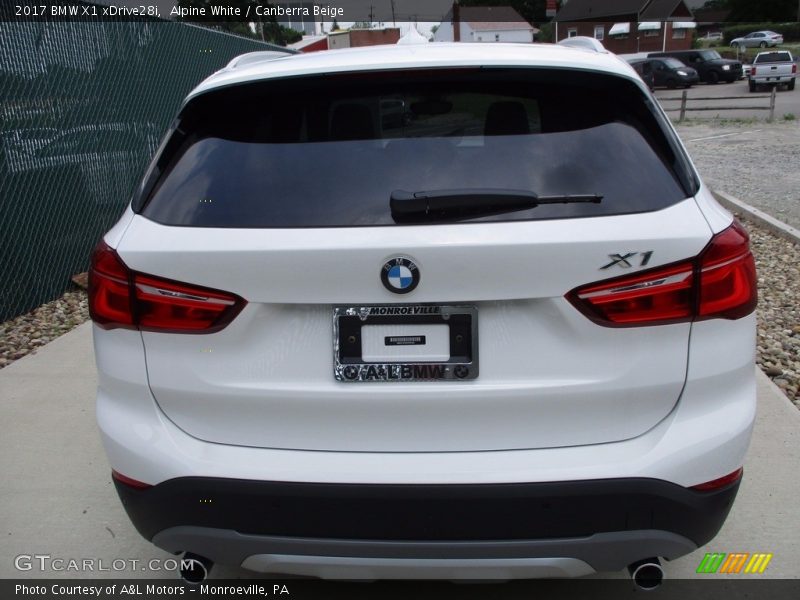 Alpine White / Canberra Beige 2017 BMW X1 xDrive28i
