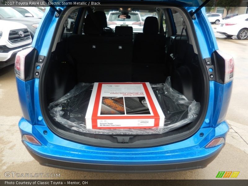 Electric Storm Metallic / Black 2017 Toyota RAV4 LE
