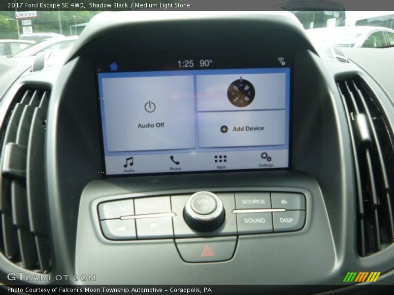 Shadow Black / Medium Light Stone 2017 Ford Escape SE 4WD