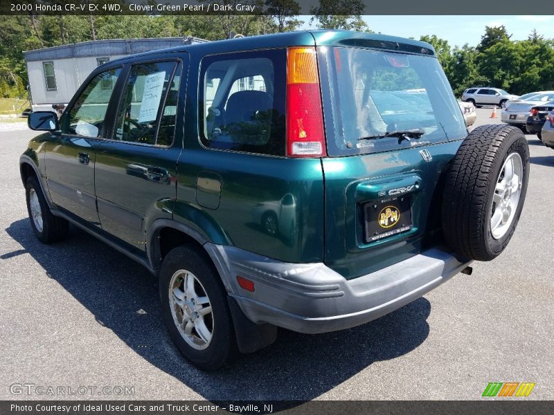 Clover Green Pearl / Dark Gray 2000 Honda CR-V EX 4WD