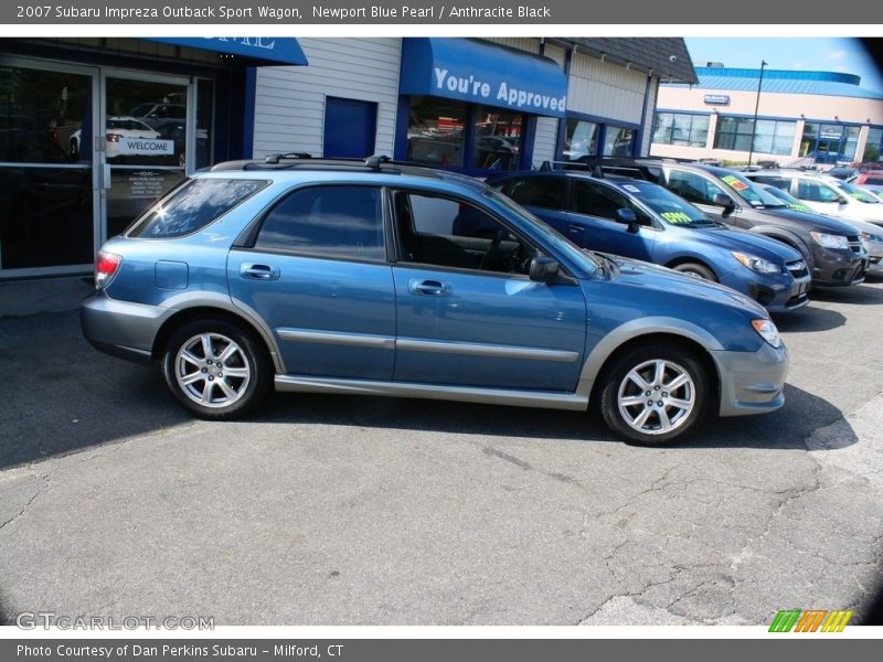 Newport Blue Pearl / Anthracite Black 2007 Subaru Impreza Outback Sport Wagon