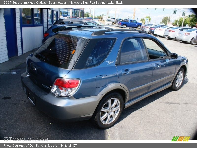 Newport Blue Pearl / Anthracite Black 2007 Subaru Impreza Outback Sport Wagon