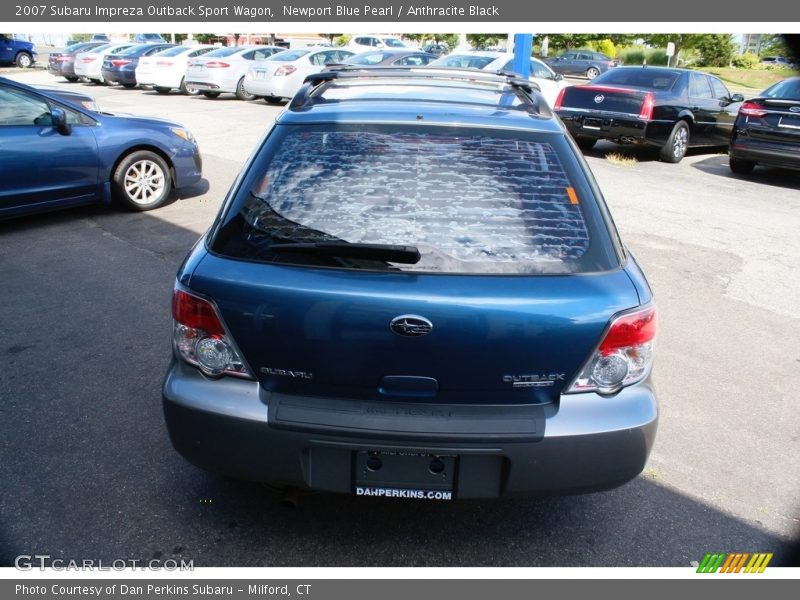 Newport Blue Pearl / Anthracite Black 2007 Subaru Impreza Outback Sport Wagon