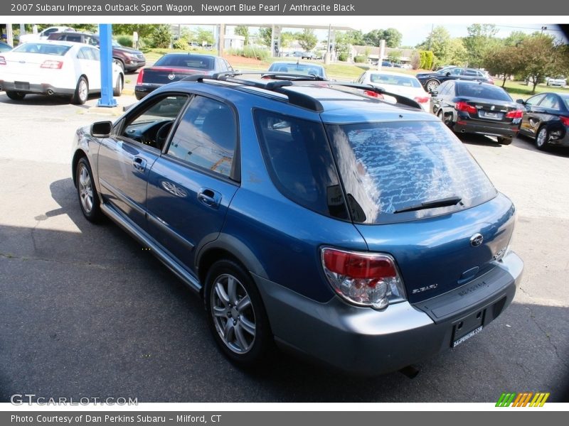 Newport Blue Pearl / Anthracite Black 2007 Subaru Impreza Outback Sport Wagon