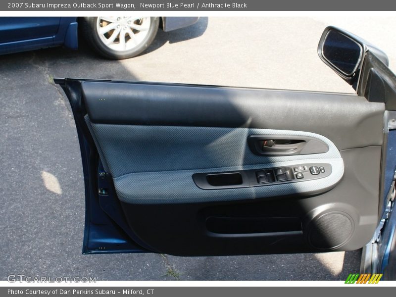 Newport Blue Pearl / Anthracite Black 2007 Subaru Impreza Outback Sport Wagon