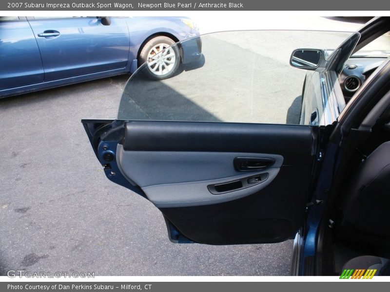 Newport Blue Pearl / Anthracite Black 2007 Subaru Impreza Outback Sport Wagon