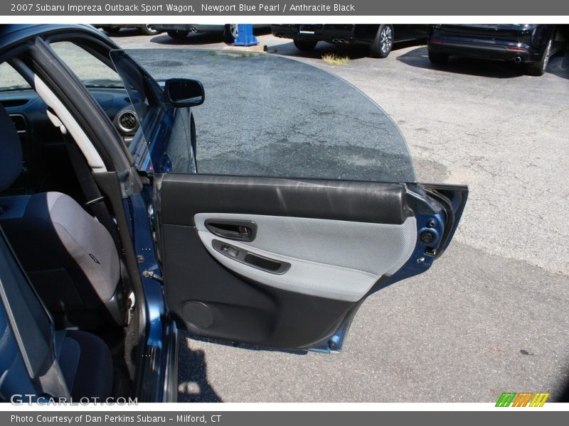 Newport Blue Pearl / Anthracite Black 2007 Subaru Impreza Outback Sport Wagon