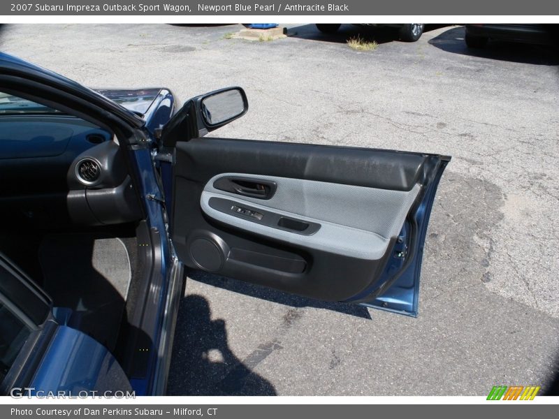 Newport Blue Pearl / Anthracite Black 2007 Subaru Impreza Outback Sport Wagon