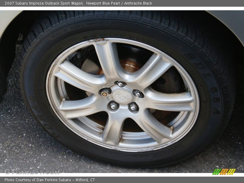 Newport Blue Pearl / Anthracite Black 2007 Subaru Impreza Outback Sport Wagon