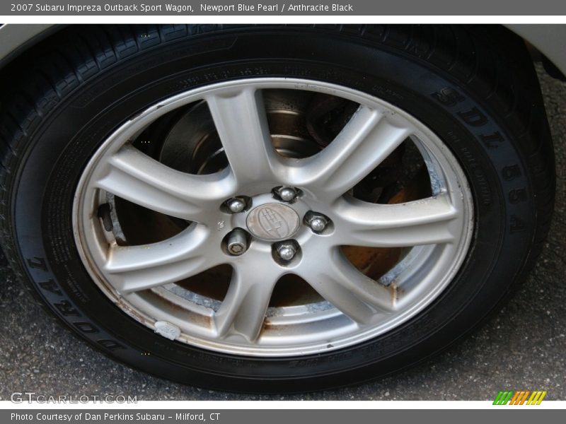 Newport Blue Pearl / Anthracite Black 2007 Subaru Impreza Outback Sport Wagon