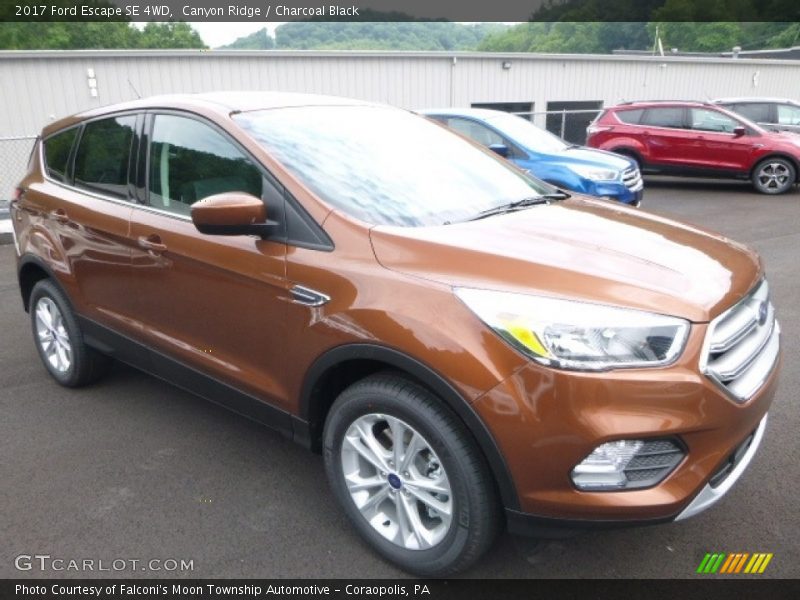 Canyon Ridge / Charcoal Black 2017 Ford Escape SE 4WD
