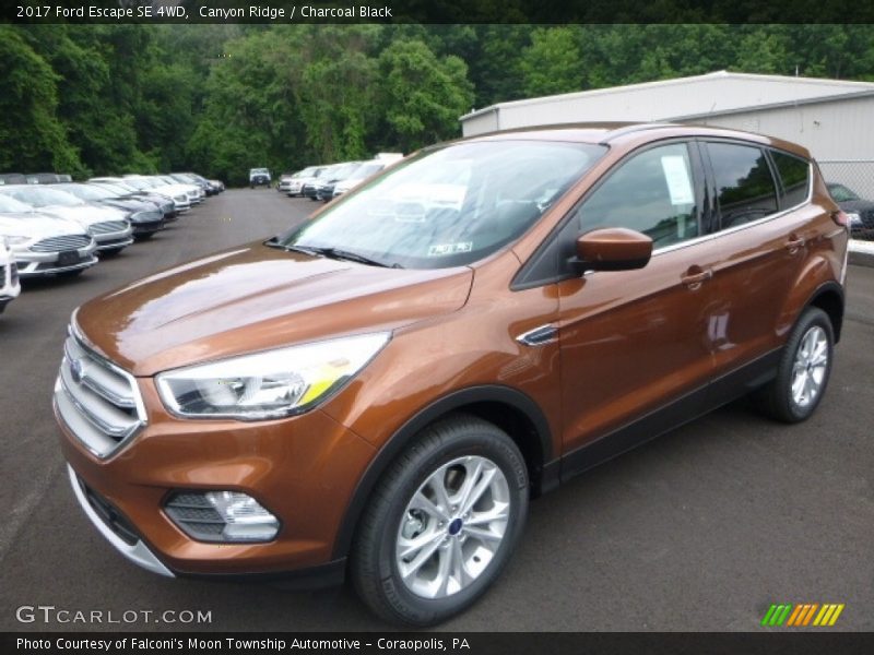 Canyon Ridge / Charcoal Black 2017 Ford Escape SE 4WD