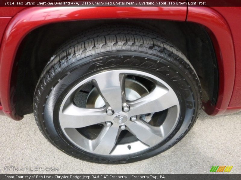Deep Cherry Red Crystal Pearl / Overland Nepal Jeep Brown Light Frost 2014 Jeep Grand Cherokee Overland 4x4