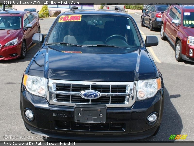 Ebony Black / Stone 2012 Ford Escape XLT V6 4WD