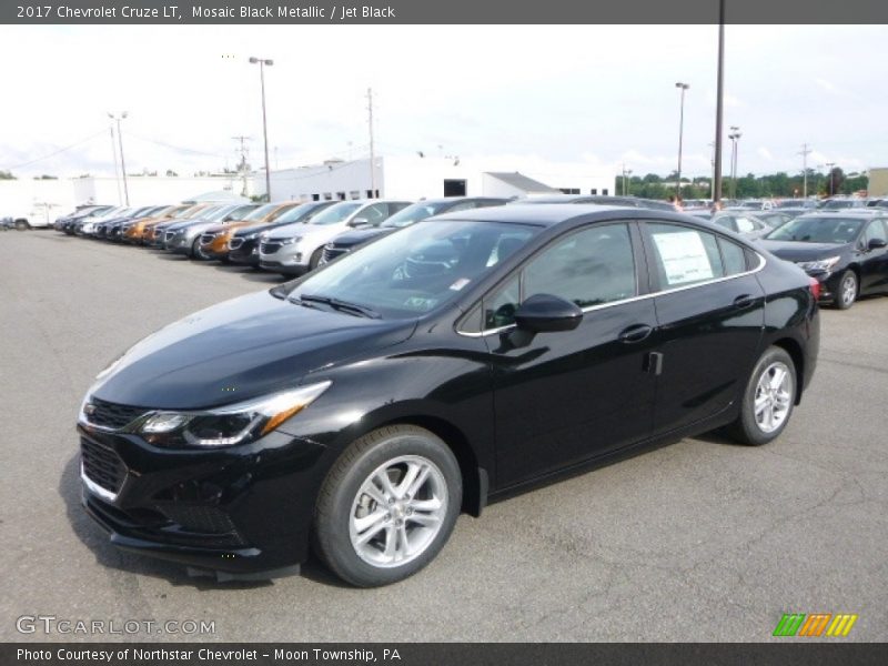 Mosaic Black Metallic / Jet Black 2017 Chevrolet Cruze LT