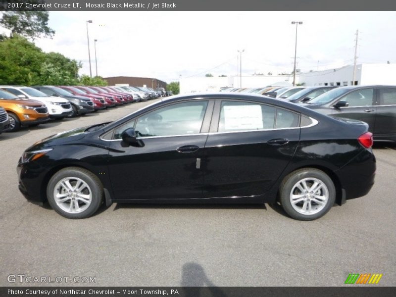 Mosaic Black Metallic / Jet Black 2017 Chevrolet Cruze LT