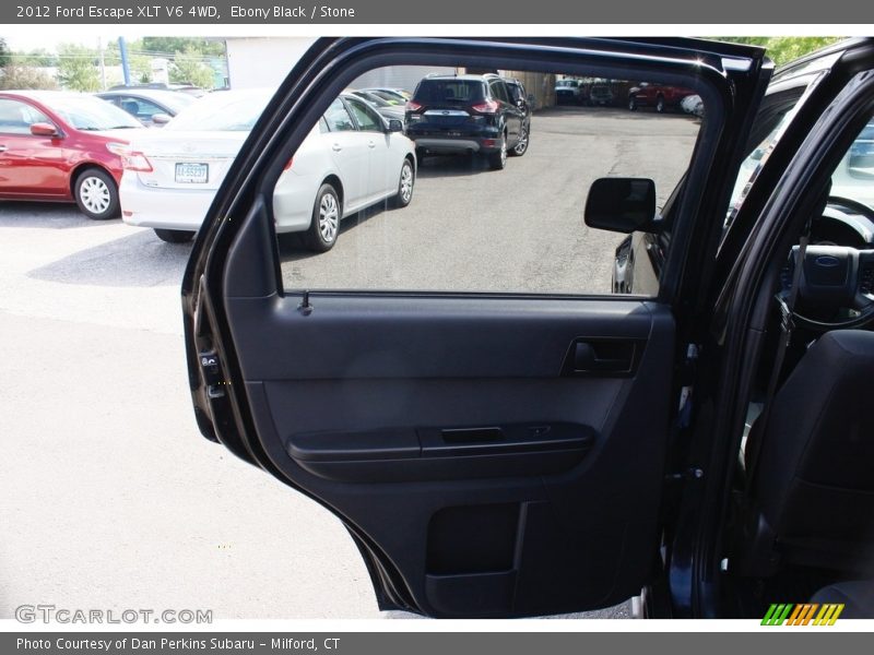 Ebony Black / Stone 2012 Ford Escape XLT V6 4WD