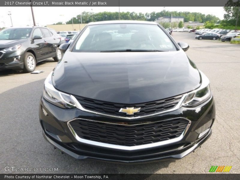 Mosaic Black Metallic / Jet Black 2017 Chevrolet Cruze LT