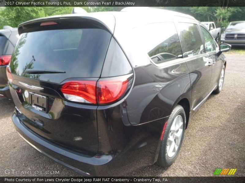 Dark Cordovan Pearl / Black/Alloy 2017 Chrysler Pacifica Touring L Plus