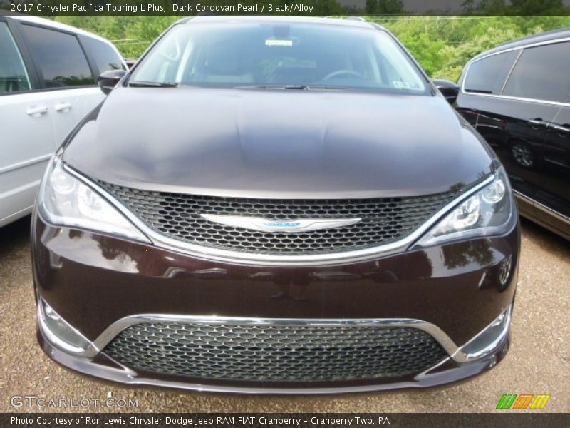 Dark Cordovan Pearl / Black/Alloy 2017 Chrysler Pacifica Touring L Plus