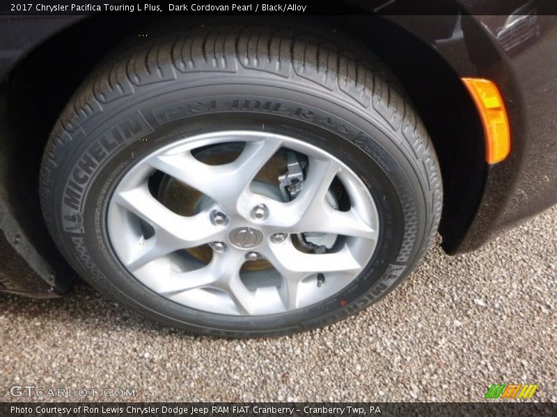 Dark Cordovan Pearl / Black/Alloy 2017 Chrysler Pacifica Touring L Plus