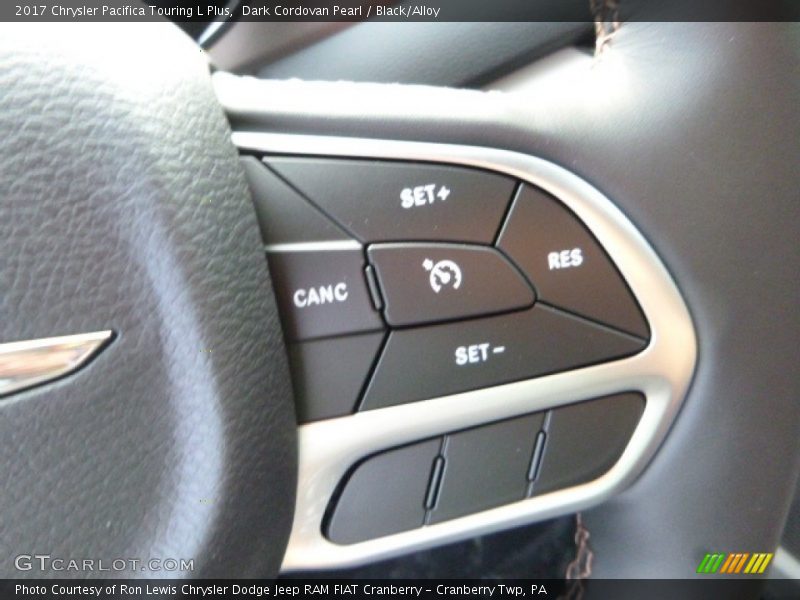 Dark Cordovan Pearl / Black/Alloy 2017 Chrysler Pacifica Touring L Plus
