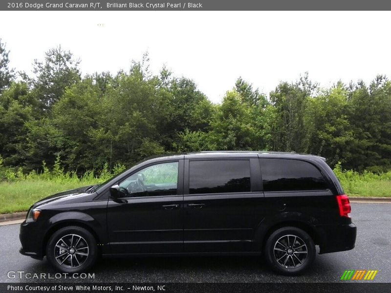 Brilliant Black Crystal Pearl / Black 2016 Dodge Grand Caravan R/T