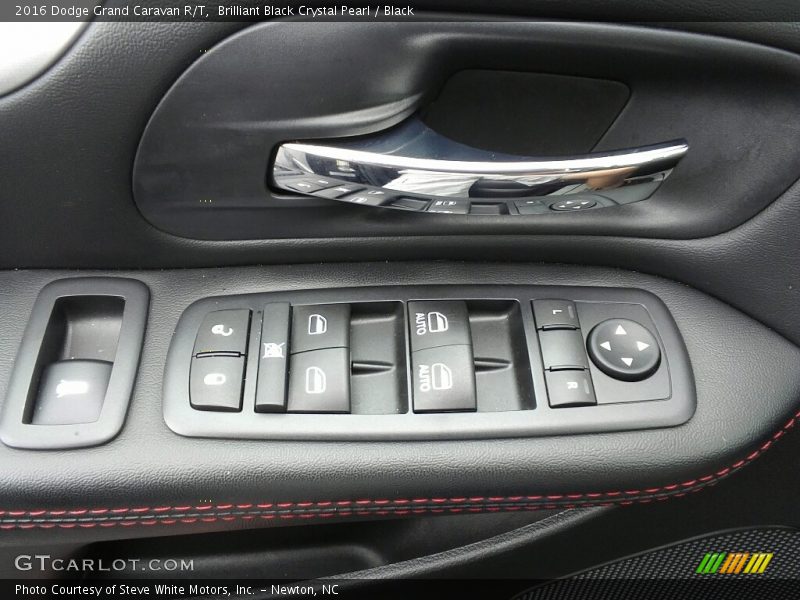 Brilliant Black Crystal Pearl / Black 2016 Dodge Grand Caravan R/T
