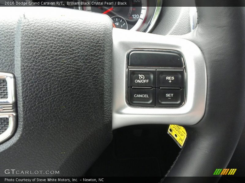 Brilliant Black Crystal Pearl / Black 2016 Dodge Grand Caravan R/T