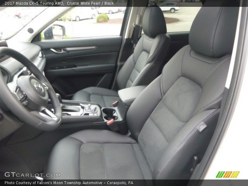 Crystal White Pearl / Black 2017 Mazda CX-5 Touring AWD