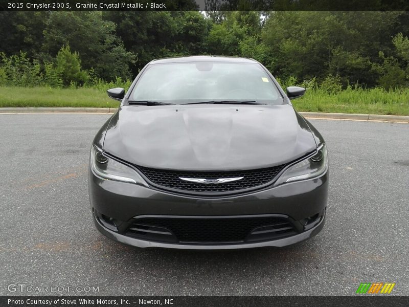 Granite Crystal Metallic / Black 2015 Chrysler 200 S