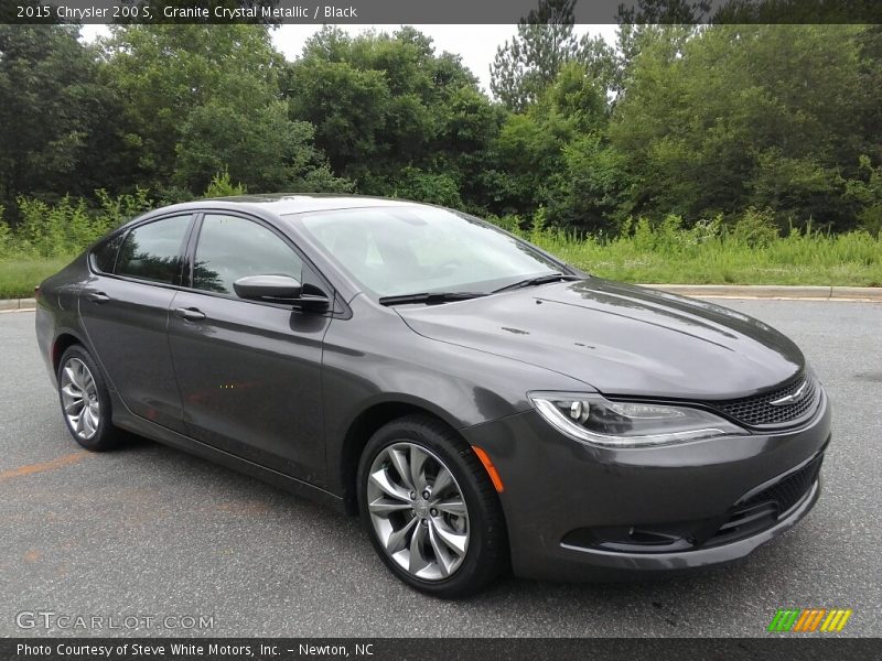 Granite Crystal Metallic / Black 2015 Chrysler 200 S