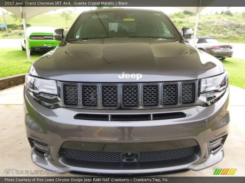 Granite Crystal Metallic / Black 2017 Jeep Grand Cherokee SRT 4x4