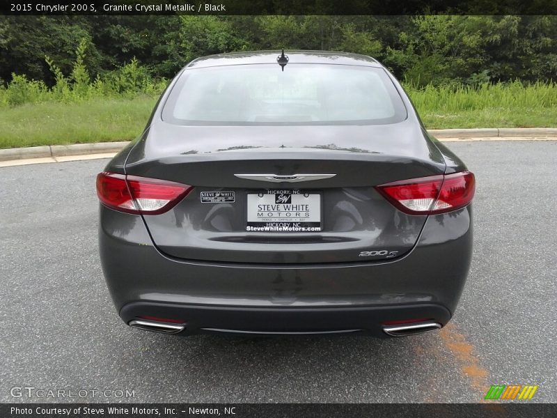 Granite Crystal Metallic / Black 2015 Chrysler 200 S