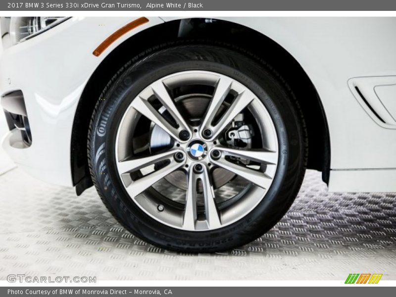 Alpine White / Black 2017 BMW 3 Series 330i xDrive Gran Turismo