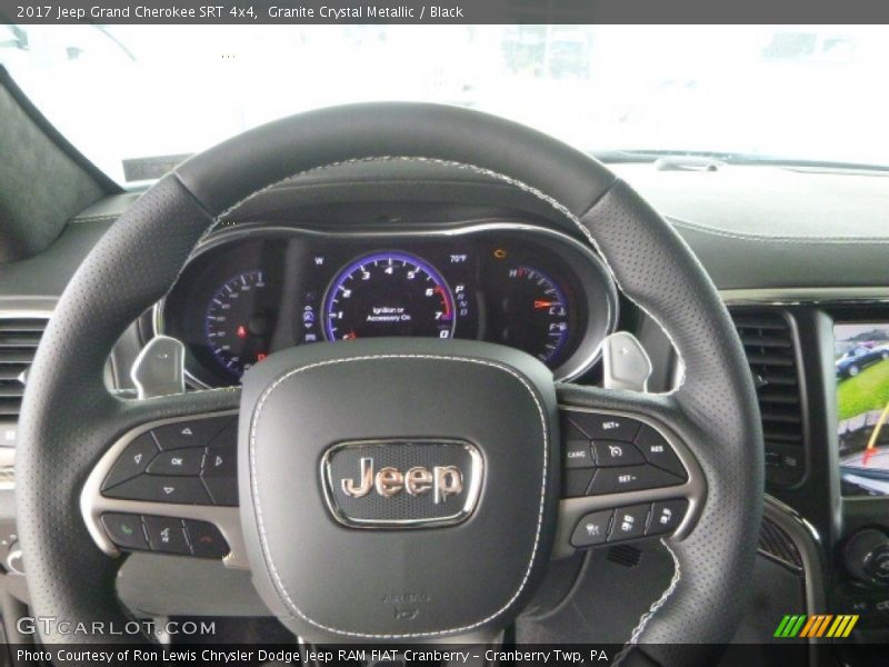 Granite Crystal Metallic / Black 2017 Jeep Grand Cherokee SRT 4x4