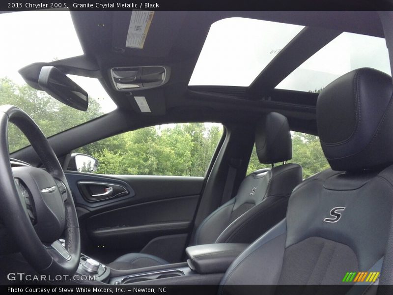 Granite Crystal Metallic / Black 2015 Chrysler 200 S