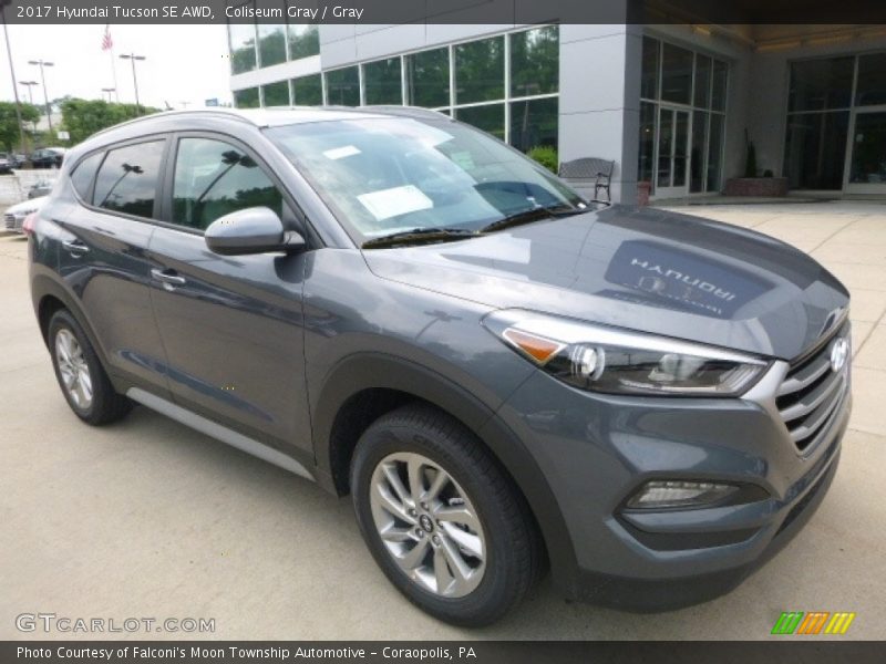 Coliseum Gray / Gray 2017 Hyundai Tucson SE AWD