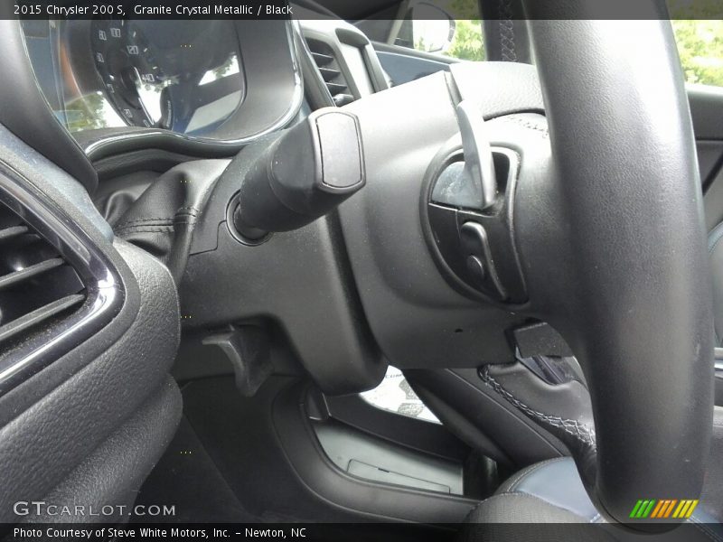 Granite Crystal Metallic / Black 2015 Chrysler 200 S