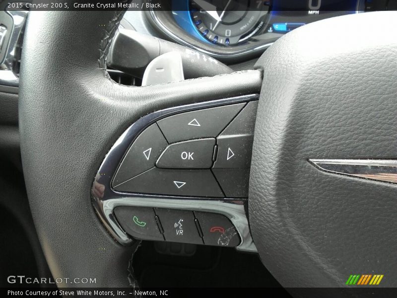 Granite Crystal Metallic / Black 2015 Chrysler 200 S