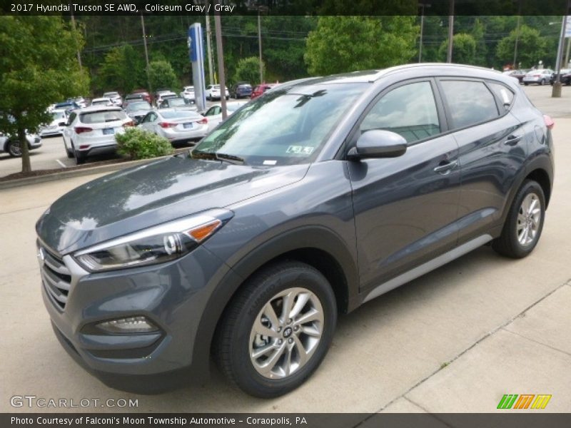 Coliseum Gray / Gray 2017 Hyundai Tucson SE AWD