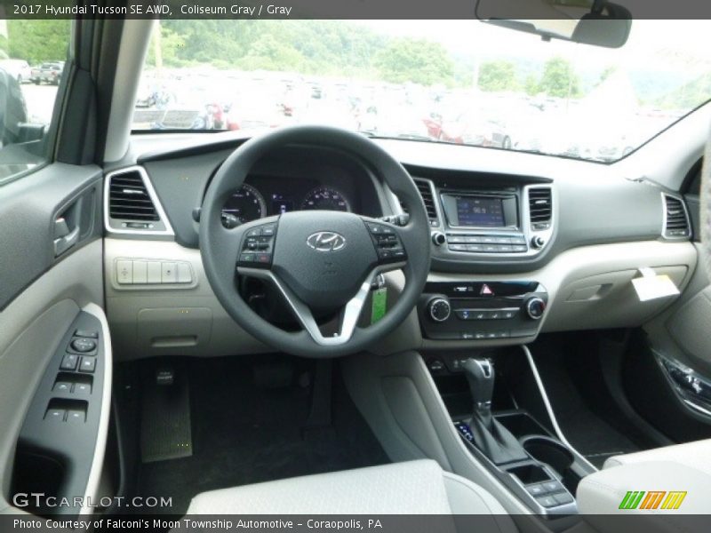 Coliseum Gray / Gray 2017 Hyundai Tucson SE AWD