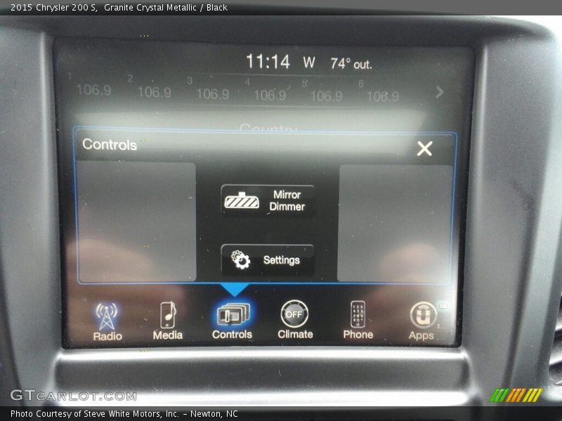 Granite Crystal Metallic / Black 2015 Chrysler 200 S