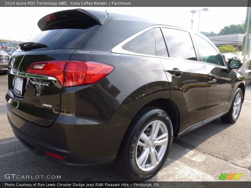 Kona Coffee Metallic / Parchment 2014 Acura RDX Technology AWD
