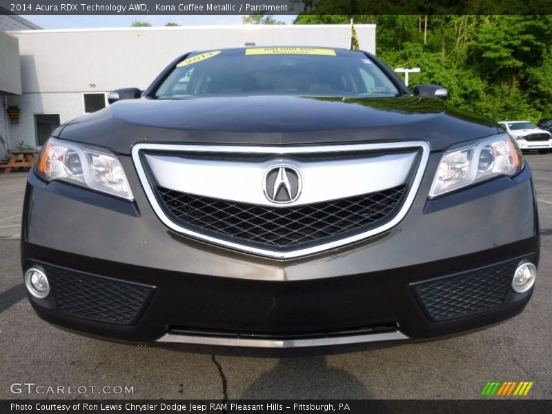 Kona Coffee Metallic / Parchment 2014 Acura RDX Technology AWD
