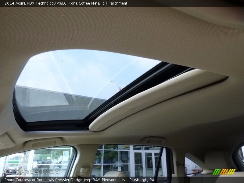 Kona Coffee Metallic / Parchment 2014 Acura RDX Technology AWD