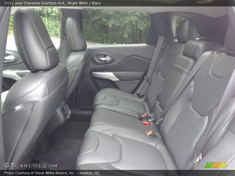 Rear Seat of 2017 Cherokee Overland 4x4